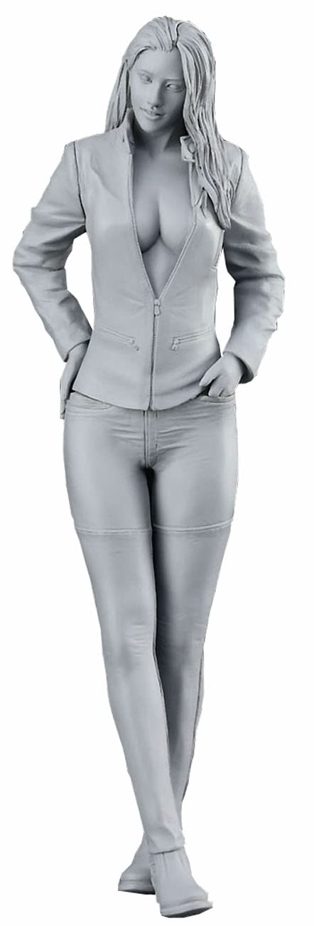 HASEGAWA 1/12 Real Figure Collection No.26 Blond Girl Rider Vol.2 Resin Figure Kit- Japan Figure Store - #1 Bring To You The Best Japanese Goods