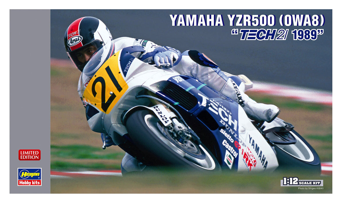 HASEGAWA 21708 Yamaha Yzr500 Owa8 Tech 21 1989 1/12 Scale Kit Limited Edition- Japan Figure Store - #1 Bring To You The Best Japanese Goods