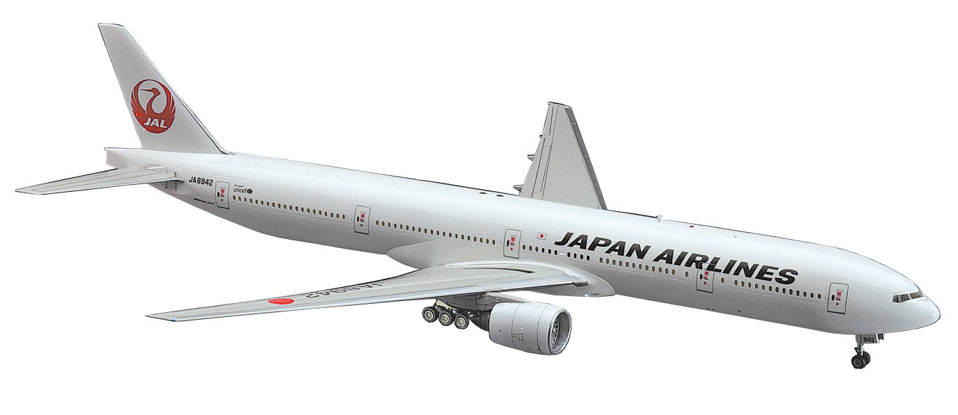 HASEGAWA 15 Jal Japan Airlines Boeing 777-300 New Marking 1/200 Scale Kit- Japan Figure Store - #1 Bring To You The Best Japanese Goods