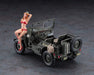 HASEGAWA 22497 1/4-Ton 4X4 Truck W/Blonde Girl Figure 1/24 Scale Kit- Japan Figure Store - #1 Bring To You The Best Japanese Goods