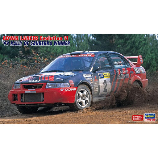 HASEGAWA 20443 Advan Lancer Evolution Vi 99 Rally Of Canberra Winner 1/24 Scale Kit- Japan Figure Store - #1 Bring To You The Best Japanese Goods