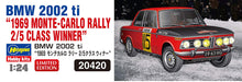 HASEGAWA 20420 Bmw 2002 Ti 1969 Monte Carlo Rally Class Winner 1/24 Scale Kit- Japan Figure Store - #1 Bring To You The Best Japanese Goods