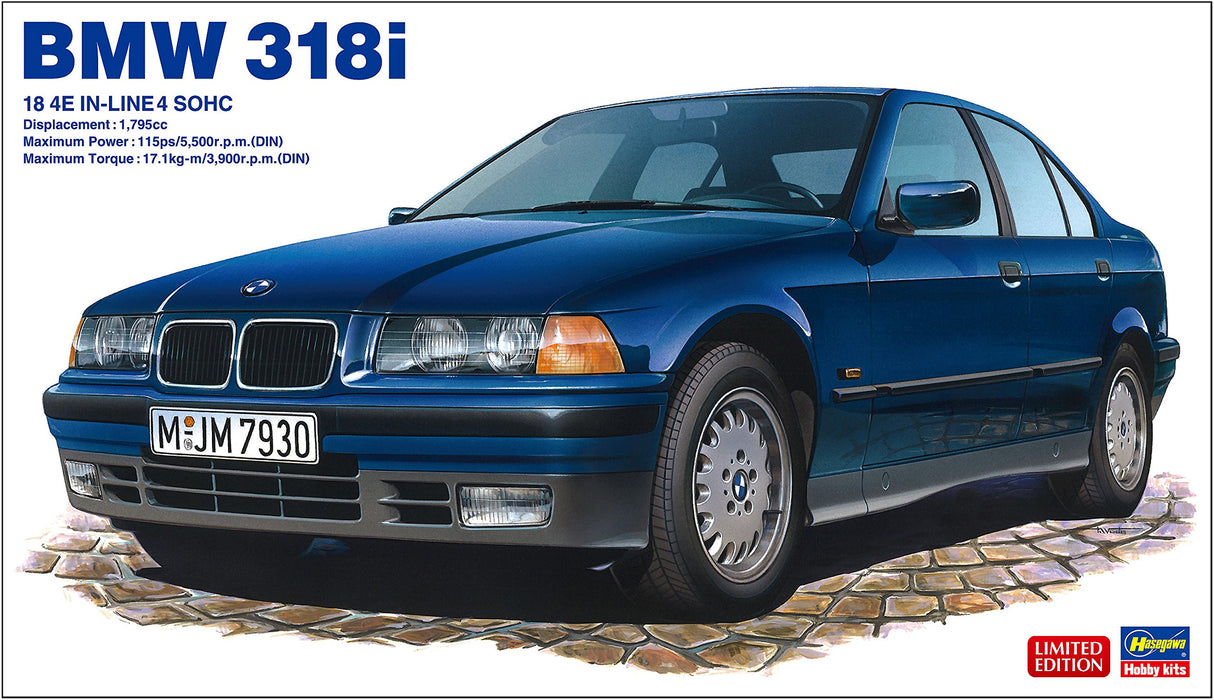 HASEGAWA 20320 Bmw 318I 1/24 Scale Kit- Japan Figure Store - #1 Bring To You The Best Japanese Goods