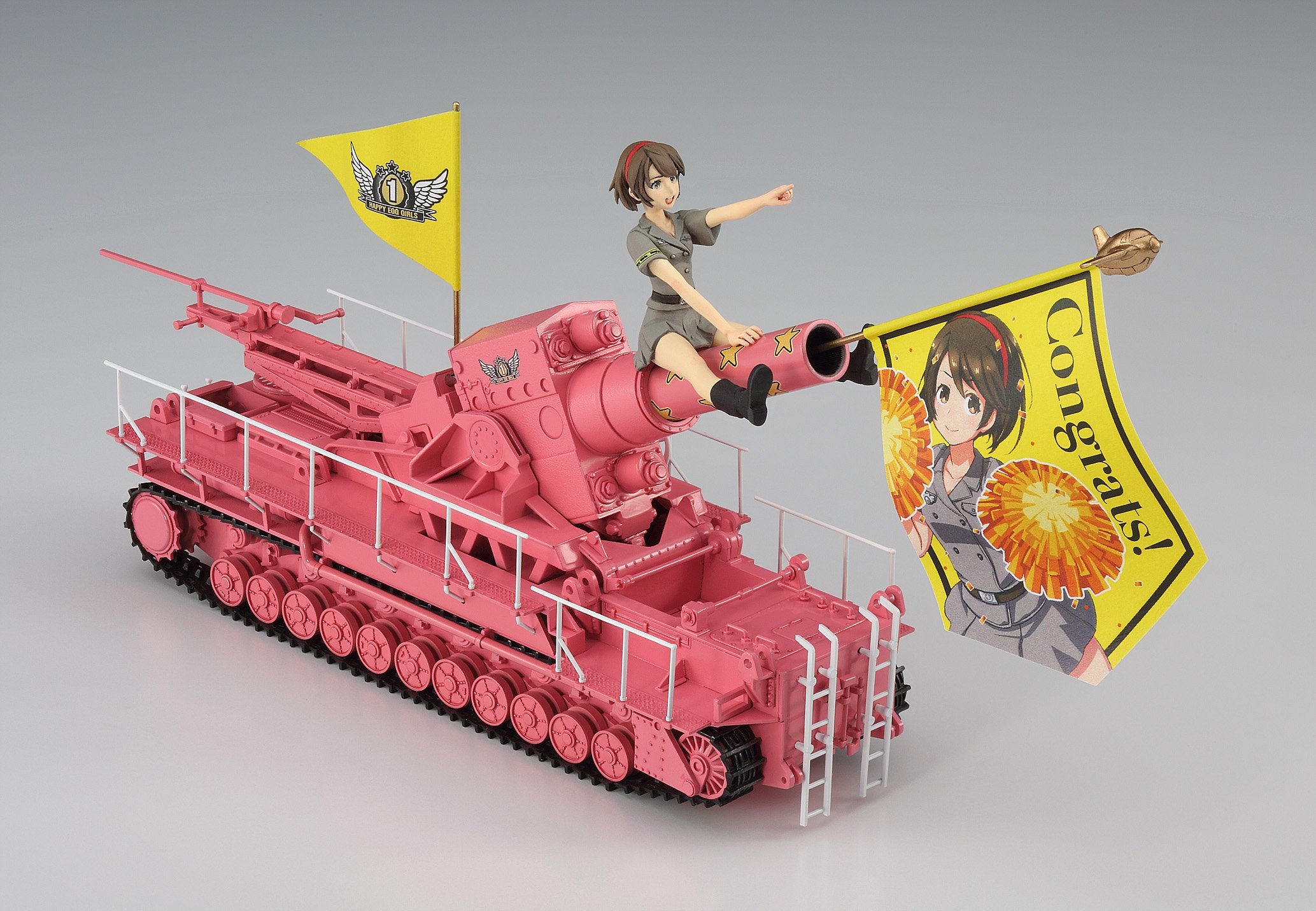 HASEGAWA Sp370 Happy Egg Girls No.1 Rei Hazumi W/ 52Cm Karl- Japan Figure Store - #1 Bring To You The Best Japanese Goods