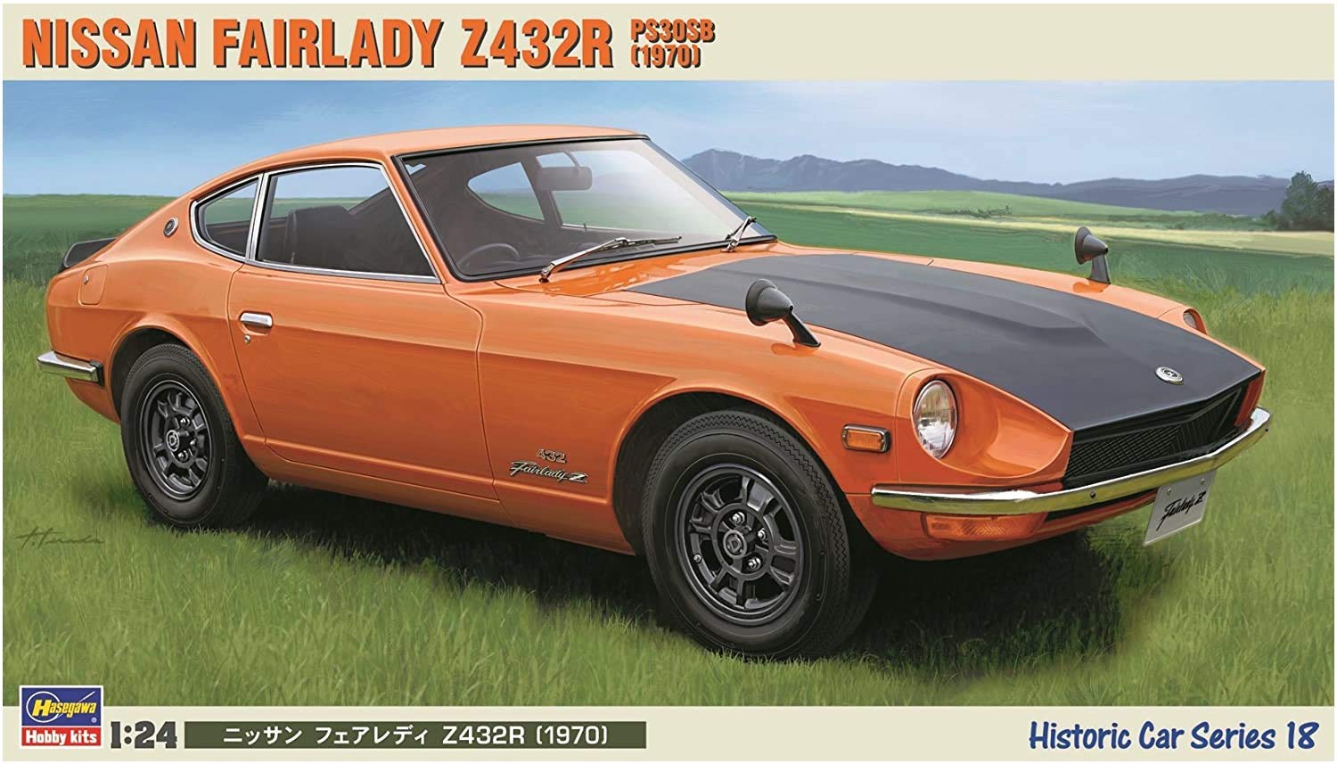 HASEGAWA 1/24 Nissan Fairlady Z432R 1970 Plastic Model- Japan Figure Store - #1 Bring To You The Best Japanese Goods