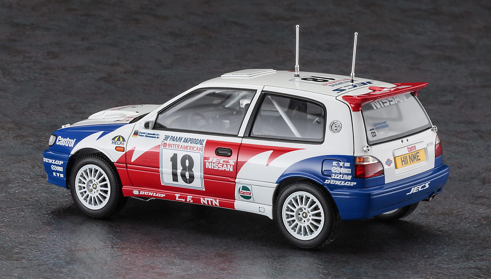 HASEGAWA 1/24 Nissan Pulsar Rnn14 Gti-R '1991 Acropolis Rally' Plastic Model- Japan Figure Store - #1 Bring To You The Best Japanese Goods