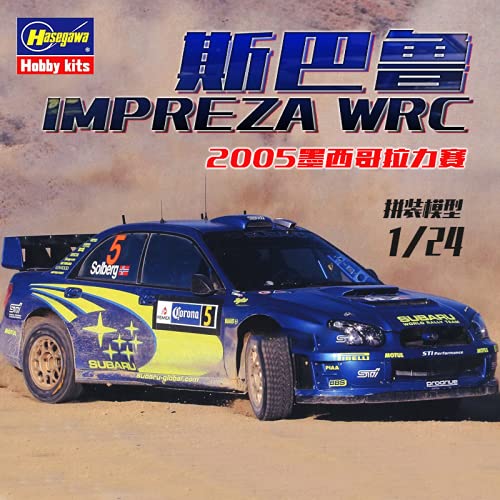 HASEGAWA 20454 Subaru Impreza Wrc 2005 2005 Rally Mexico Winner 1/24 Scale Kit- Japan Figure Store - #1 Bring To You The Best Japanese Goods