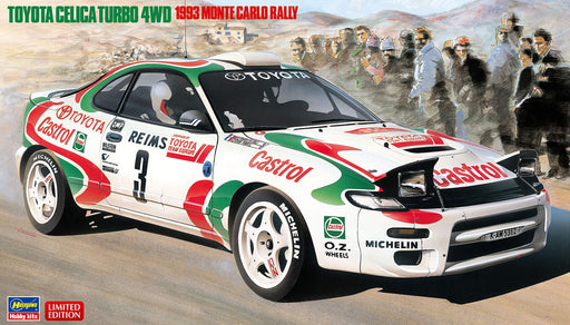 HASEGAWA 20401 Toyota Celica Turbo 4Wd 1993 Monte Carlo Rally 1/24 Scale Kit- Japan Figure Store - #1 Bring To You The Best Japanese Goods