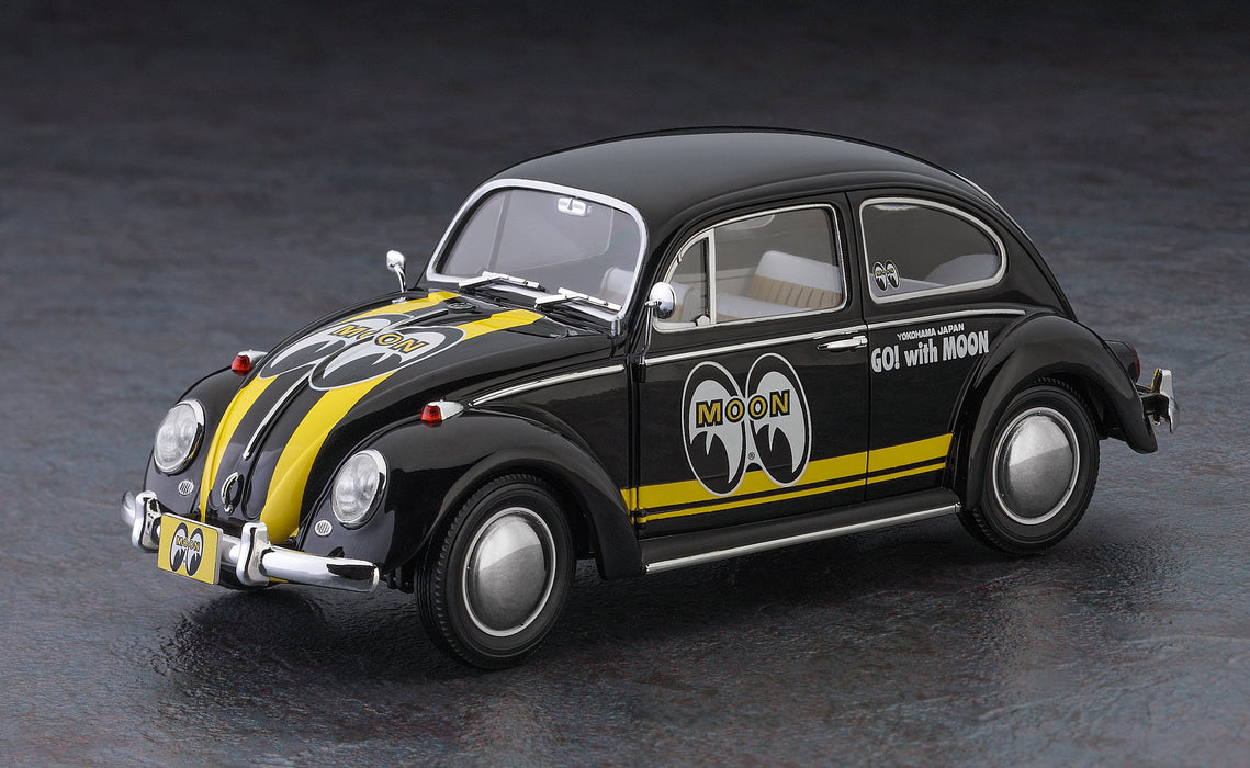 Hasegawa 20338 Volkswagen Beetle Moon Eyes 1/24 Plastic Scale Car Model Kit- Japan Figure Store - #1 Bring To You The Best Japanese Goods