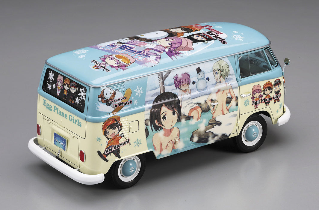 HASEGAWA Sp352 Volkswagen Type2 Delivery Van Egg Plane Girls Winter Paint 1/24 Scale Kit- Japan Figure Store - #1 Bring To You The Best Japanese Goods