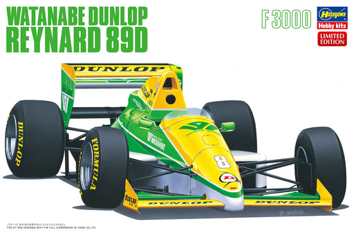 HASEGAWA 20370 Watanabe Dunlop Reynard 89D 1/24 Scale Kit- Japan Figure Store - #1 Bring To You The Best Japanese Goods