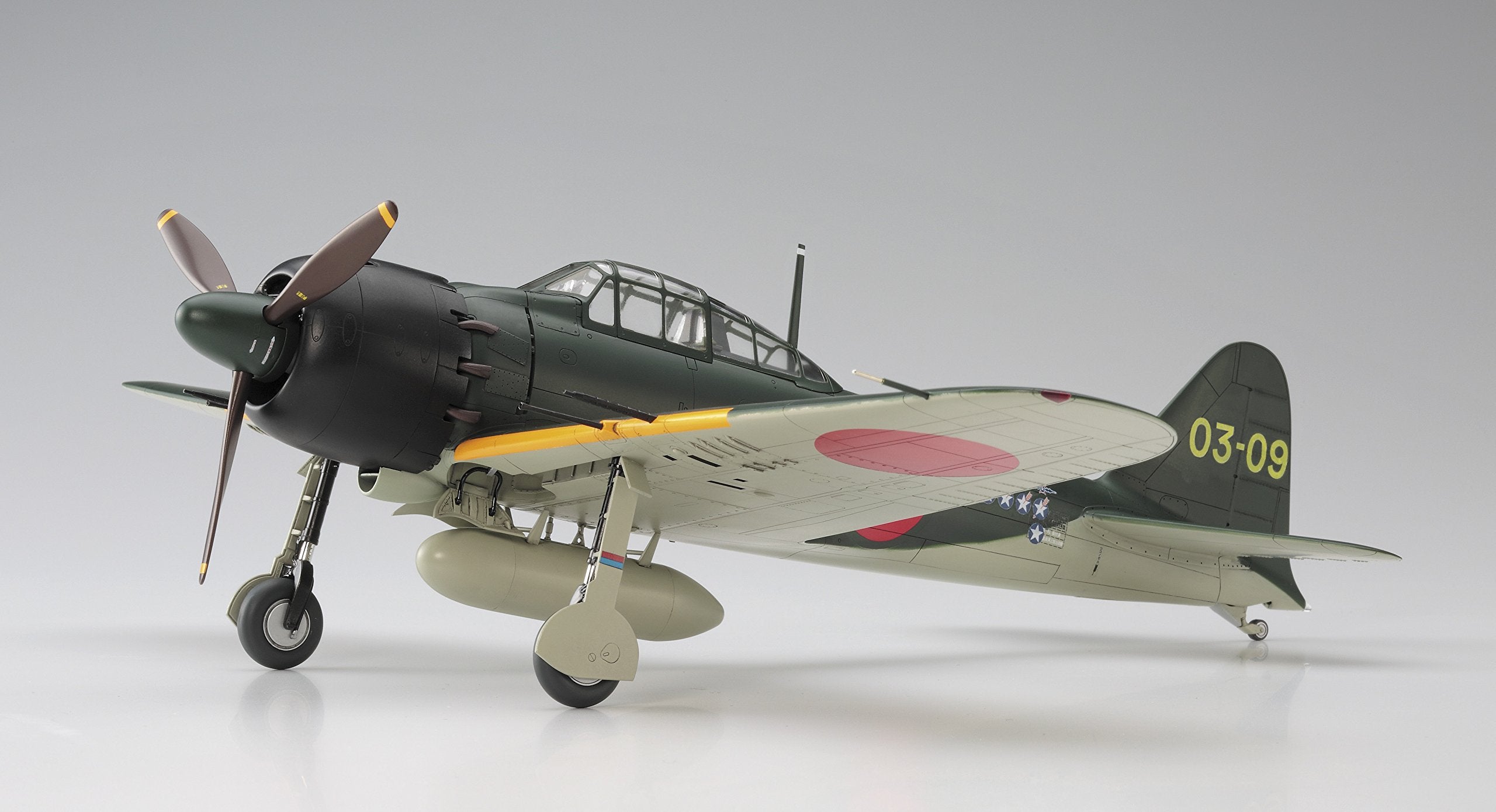 Hasegawa 1/32 Japanese Navy Mitsubishi A6M5C Zero Fighter Model 52 Hei Plastic Model St34- Japan Figure Store - #1 Bring To You The Best Japanese Goods