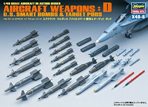 Hasegawa 1/48 United States Air Force U.s. Aircraft Weapon D Smart Bomb And- Japan Figure Store - #1 Bring To You The Best Japanese Goods