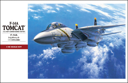 HASEGAWA 1/48 F-14A Tomcat U.S. Navy Carrier-Borne Fighter Plastic Model- Japan Figure Store - #1 Bring To You The Best Japanese Goods