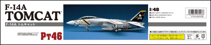 HASEGAWA 1/48 F-14A Tomcat U.S. Navy Carrier-Borne Fighter Plastic Model- Japan Figure Store - #1 Bring To You The Best Japanese Goods