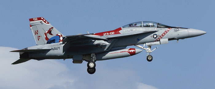 HASEGAWA 02165 F/A-18F Super Hornet Vfa-102 60Th Anniversary 1/72 Scale Kit- Japan Figure Store - #1 Bring To You The Best Japanese Goods