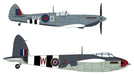 HASEGAWA 02096 Spitfire Mk. Vii & Mosquito Fb Mk. Vi Operation Overlord 1/72 Scale Kit- Japan Figure Store - #1 Bring To You The Best Japanese Goods