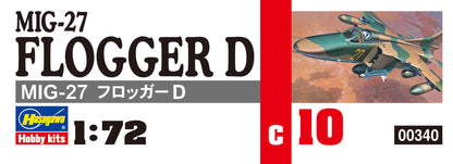 HASEGAWA C10 Mig-27 Flogger D 1/72 Scale Kit- Japan Figure Store - #1 Bring To You The Best Japanese Goods