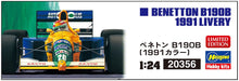 HASEGAWA 20356 Benetton B190B 1991 Color 1/24 Scale Kit- Japan Figure Store - #1 Bring To You The Best Japanese Goods