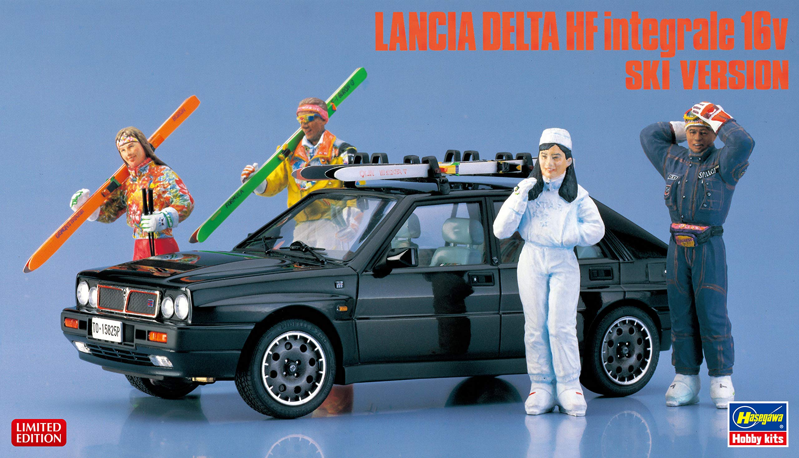 Hasegawa 0384 Lancia Delta Hf Integrale 16V Ski Ver. 1/24 Japanese Model Toys- Japan Figure Store - #1 Bring To You The Best Japanese Goods