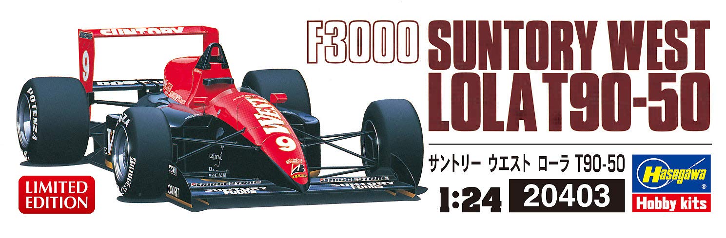 Hasegawa 20403 Suntory West Lola T90-50 1/24 Japanese Painted Scale Racing Cars- Japan Figure Store - #1 Bring To You The Best Japanese Goods