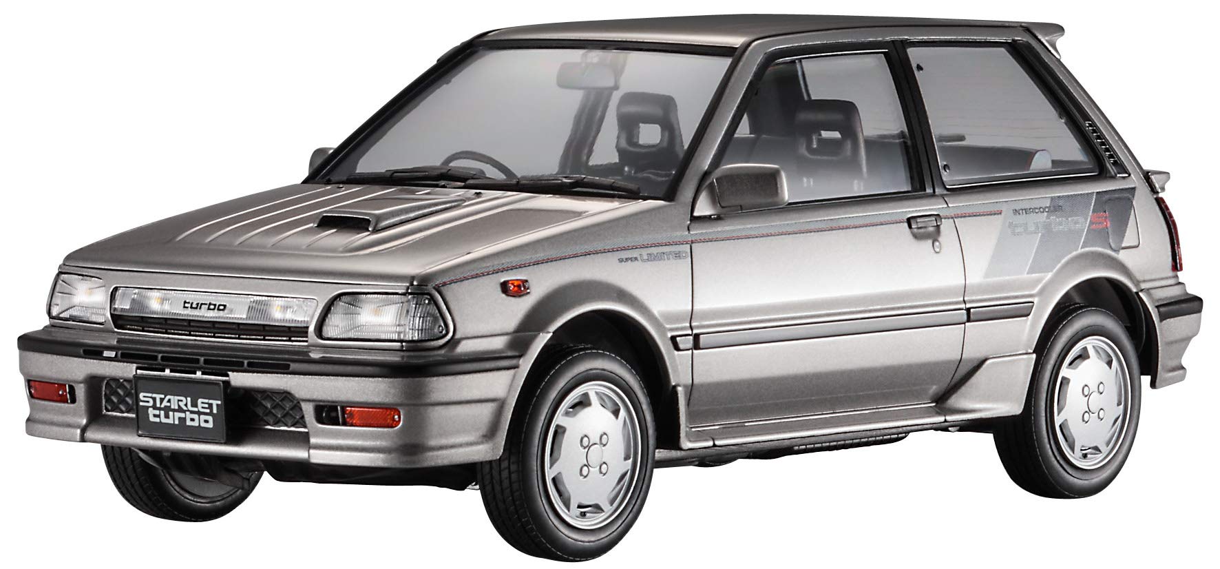 HASEGAWA 1/24 Toyota Starlet Ep71 Turbo S 3-Door Super Limited Plastic Model- Japan Figure Store - #1 Bring To You The Best Japanese Goods