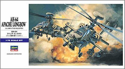 Hasegawa Ah-64 Longbow Apache Plastic Model- Japan Figure Store - #1 Bring To You The Best Japanese Goods