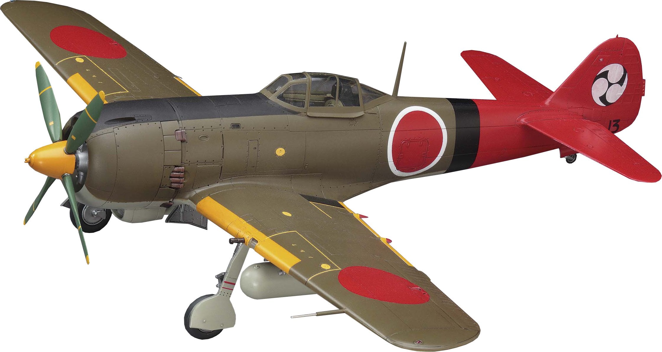 HASEGAWA 64725 Nakajima Ki84 Type 4 Fighter Hayate Frank The Cockpit 1/48 Kit- Japan Figure Store - #1 Bring To You The Best Japanese Goods