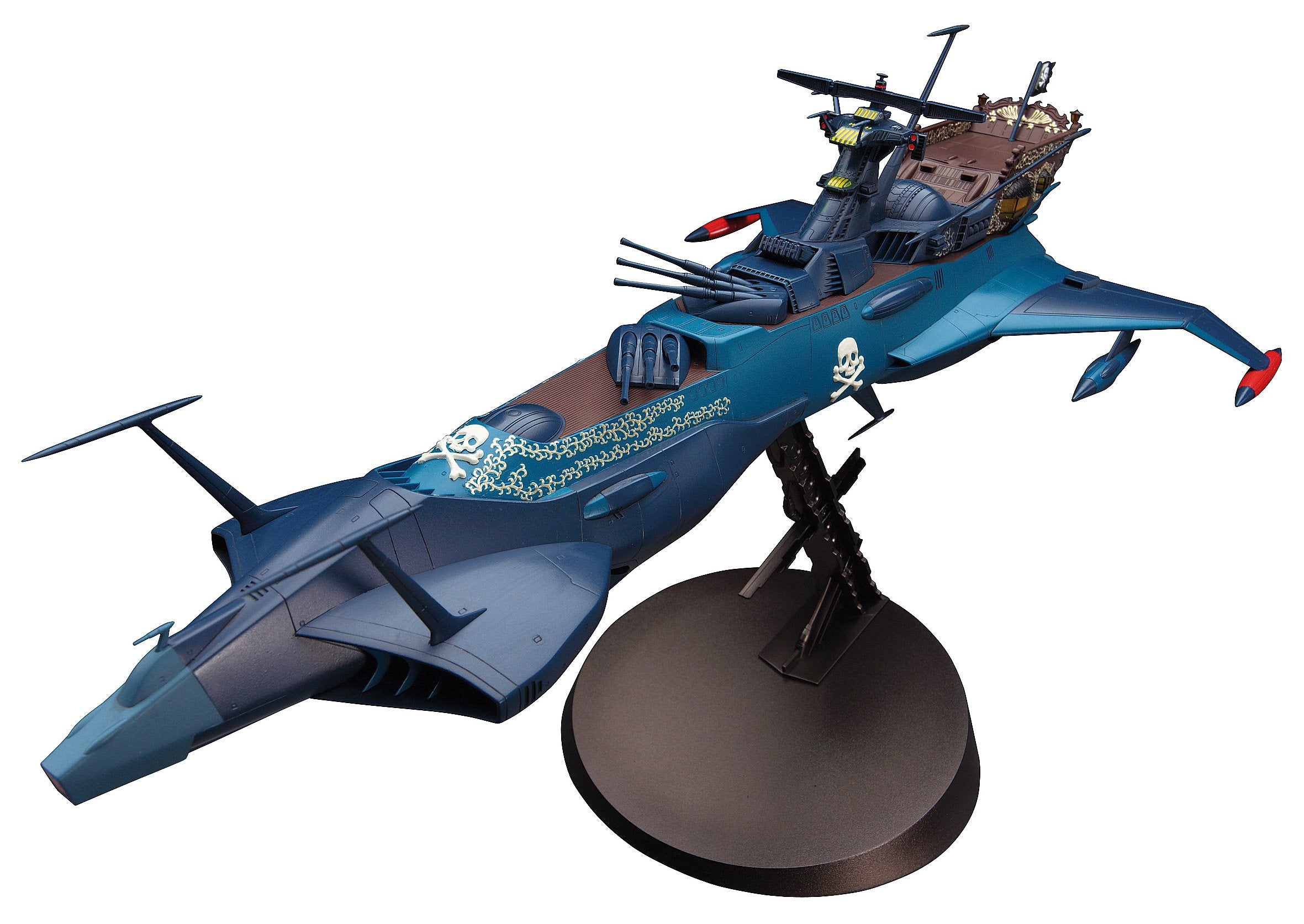 Hasegawa Creator Works Series Space Pirate Captain Harlock 1978 Tv Anime Version Space Pirate Battleship Arcadia Second Ship 1/1500 Scale Plastic Model Cw08- Japan Figure Store - #1 Bring To You The Best Japanese Goods