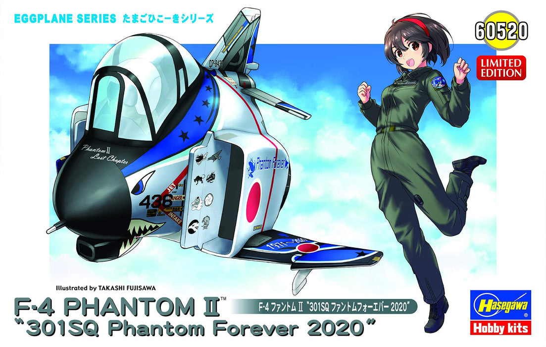 HASEGAWA Eggplane F-4 Phantom Ii 301Sq Plastic Model- Japan Figure Store - #1 Bring To You The Best Japanese Goods