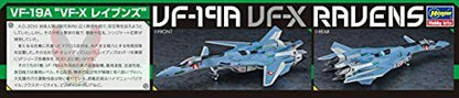 Hasegawa Macross Plus Vf-19a 'vf-x Ravens' 1/48 Scale Plastic Model- Japan Figure Store - #1 Bring To You The Best Japanese Goods