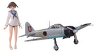HASEGAWA Sp375 Strike Witches Yoshika Miyafuji 1/20 W/ Zero Fighter Type 22 1/72 Kit Set- Japan Figure Store - #1 Bring To You The Best Japanese Goods