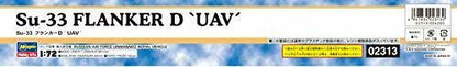 Hasegawa Su-33 Flanker-d 'uav' Plastic Model- Japan Figure Store - #1 Bring To You The Best Japanese Goods