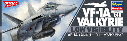 HASEGAWA 1/48 Macross Vf-1A Valkyrie Fighter Low Visibility Plastic Model- Japan Figure Store - #1 Bring To You The Best Japanese Goods