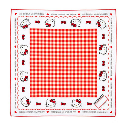 SANRIO Lunch Cloth Hello Kitty Gingham- Japan Figure Store - #1 Bring To You The Best Japanese Goods