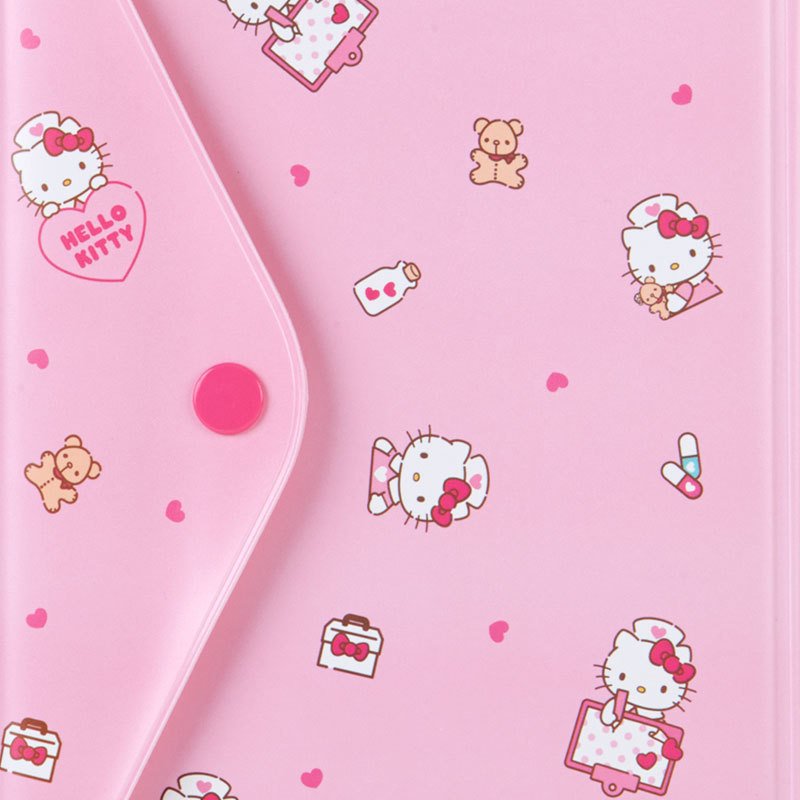 Hello Kitty Medicine Notebook Patient Ticket Case- Japan Figure Store - #1 Bring To You The Best Japanese Goods