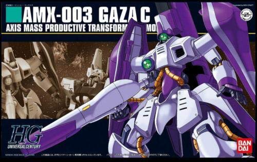 BANDAI Hguc 062 Gundam Amx-003 Gaza C 1/144 Scale Kit- Japan Figure Store - #1 Bring To You The Best Japanese Goods
