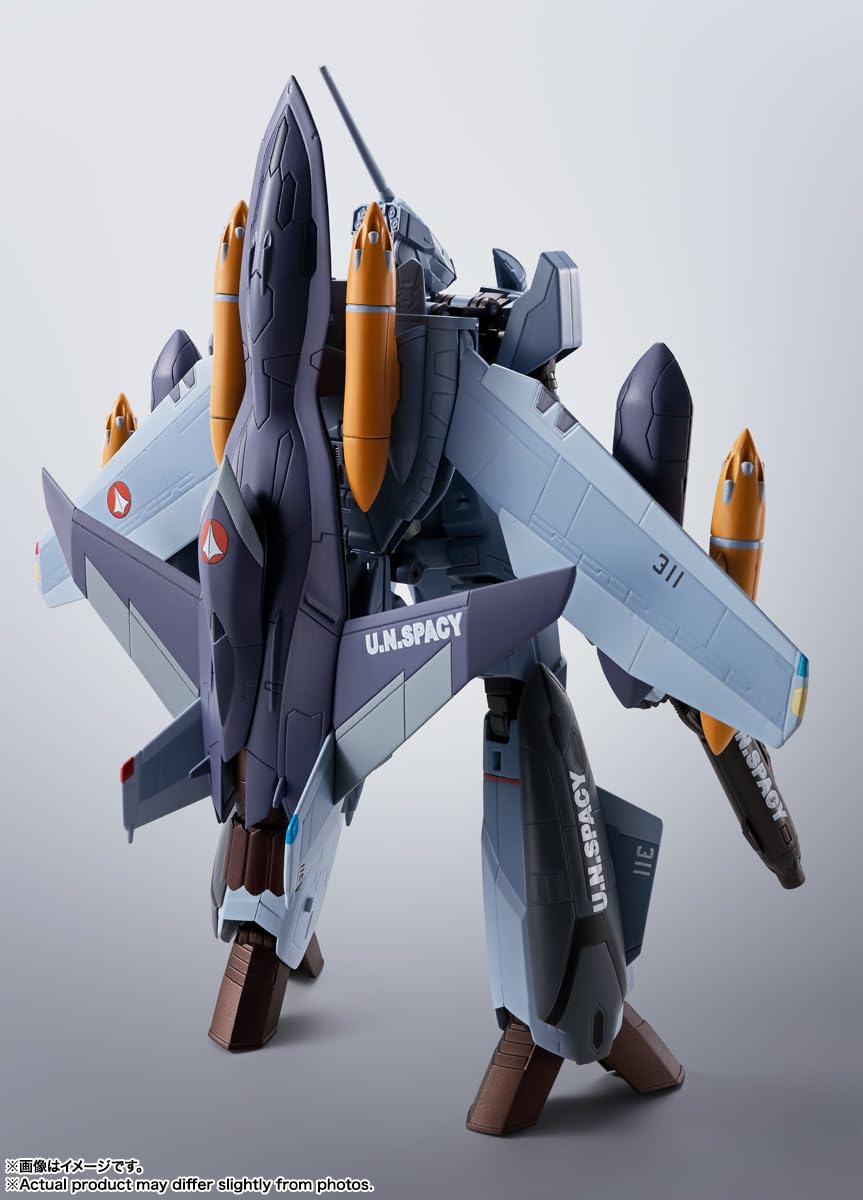 Bandai Spirits Hi-Metal R Macross Zero VF-0A Phoenix + QF-2200D-B Ghost Figure 140mm- Japan Figure Store - #1 Bring To You The Best Japanese Goods