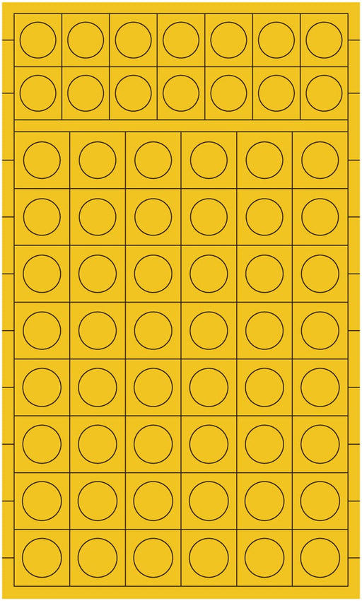 HIQPARTS Circle Masking Sticker 4L 9.0~9.8Mm 1 Sheet- Japan Figure Store - #1 Bring To You The Best Japanese Goods