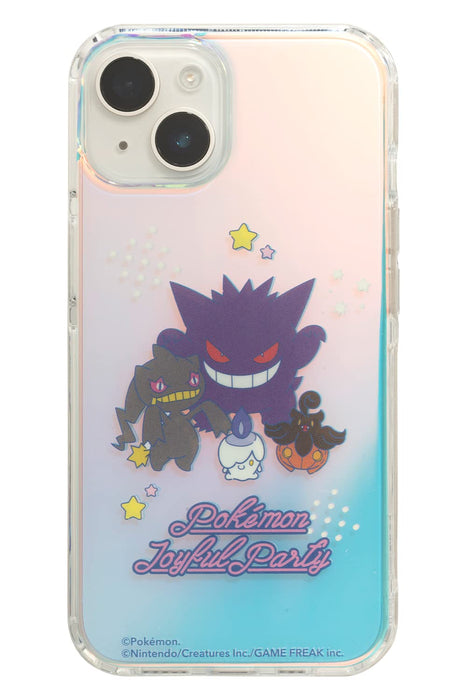 Hamee Pokemon Iphone 14/13 Hybrid Case Ghost Type Transparent- Japan Figure Store - #1 Bring To You The Best Japanese Goods