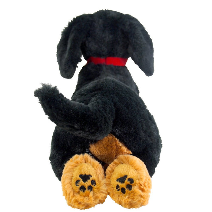 SUNLEMON Plush Doll Hiza Wanko Miniature Dachshund Black Tjn- Japan Figure Store - #1 Bring To You The Best Japanese Goods