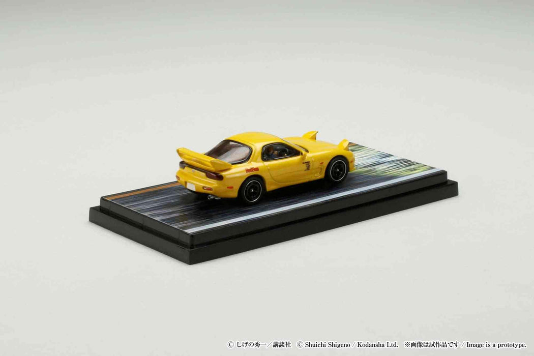 HJ64 1/64 Mazda Rx-7 (Fd3S) Red Suns/Initial D Figures & Driver Set- Japan Figure Store - #1 Bring To You The Best Japanese Goods