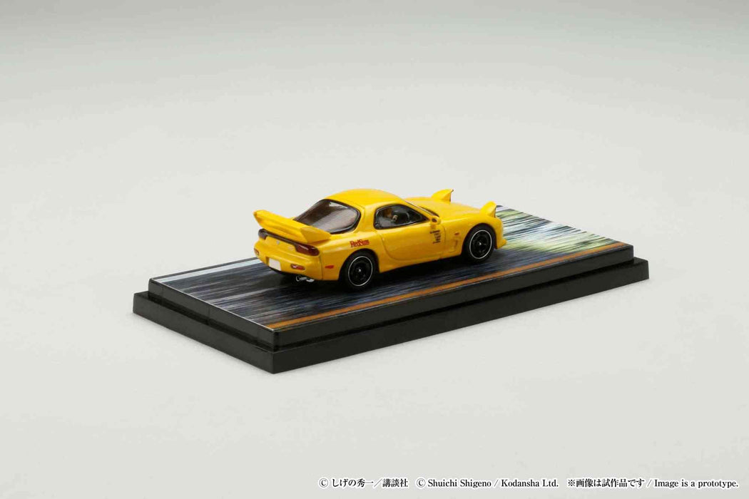Hobby Japan 1/64 Mazda Rx-7 FD3S Red Suns/Initial D w/Driver Figure- Japan Figure Store - #1 Bring To You The Best Japanese Goods