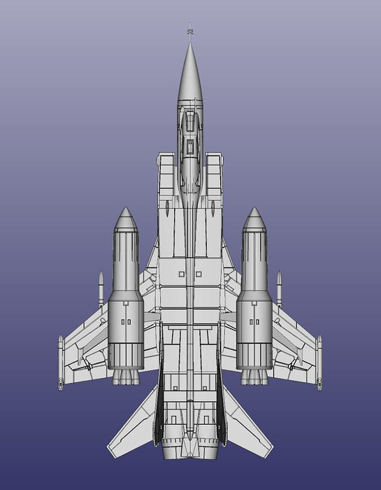 Hma Noctilucent Sarissa Mig-31 Semargl 1/144 Japan Plastic Model- Japan Figure Store - #1 Bring To You The Best Japanese Goods