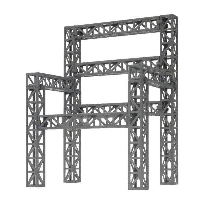 HOBBY BASE Ppc-K39Sv Steel Truss Set Silver Plastic Model- Japan Figure Store - #1 Bring To You The Best Japanese Goods