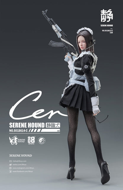 I8Toys Serene Hound Series 501S614 C Cerberus Maid Corps Cell 1/6 Scale Pvc Silicon Metal Painted Action Figure- Japan Figure Store - #1 Bring To You The Best Japanese Goods