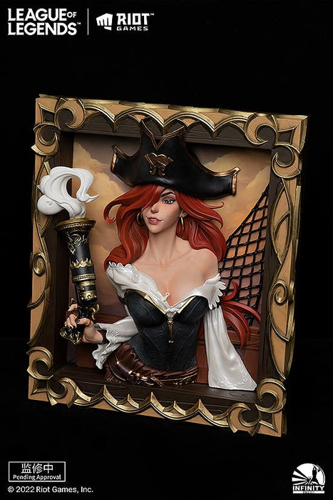 Infinity Studio X League Of Legends The Bounty Hunter Miss Fortune 3D Frame- Japan Figure Store - #1 Bring To You The Best Japanese Goods