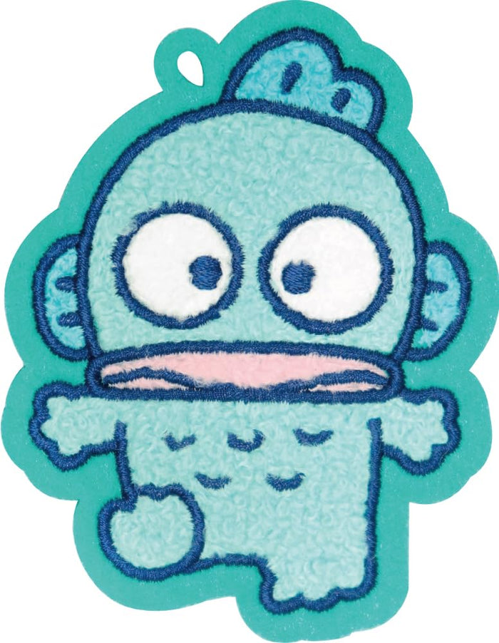 J&S Planning Sanrio Fluffy Embroidered Bag Charm Hangyodon Green Japan 7.5X6X1Cm Wcm005- Japan Figure Store - #1 Bring To You The Best Japanese Goods