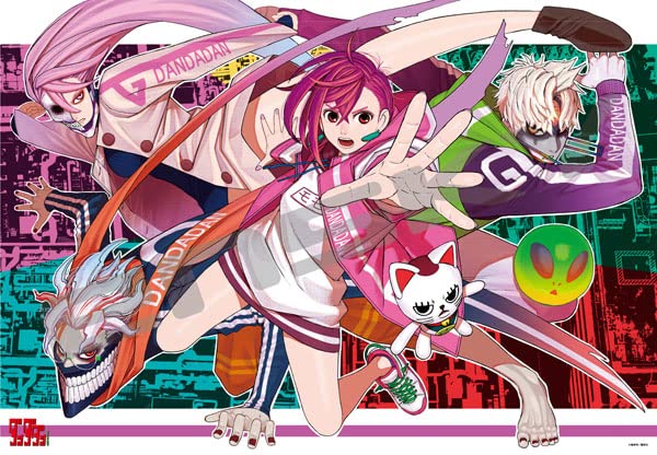 ENSKY 1000T-348 Jigsaw Puzzle Dandadan Pink 1000 Pieces- Japan Figure Store - #1 Bring To You The Best Japanese Goods