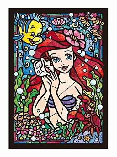 Jigsaw Puzzle Stained Art Disney Ariel Stained Glass 266p Dsg-266-751 - Japan Figure